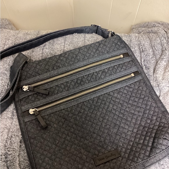 Vera Bradley Handbags - Vera Bradley denim crossbody messenger bag